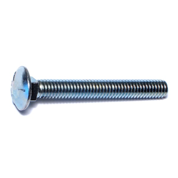 Midwest Fastener Carriage Bolt, Square Neck, 18 (Coarse), 2-1/2 in L, Steel, Zinc Plated, 100 PK 07493 - main